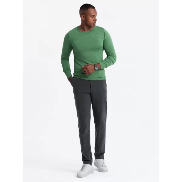  Pánský svetr OMBRE OM-SWBS-0106 GREEN 