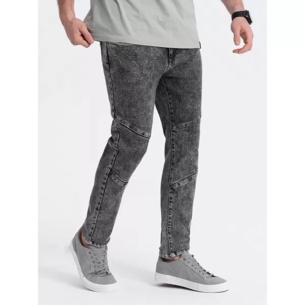  Pánské džíny OMBRE OM-PADP-0109 GREY 