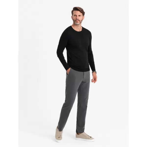  Pánský svetr OMBRE OM-SWBS-0106 BLACK 