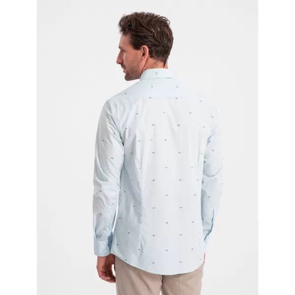  Pánská košile OMBRE OM-SHCS-0156 BLUE 