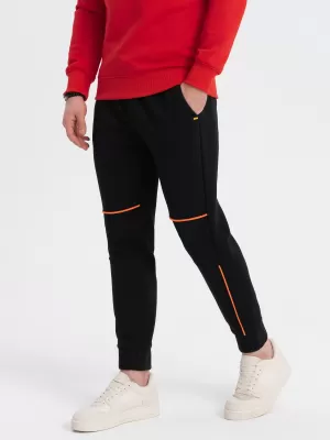 Pánské tepláky OMBRE OM-PASK-0145 BLACK