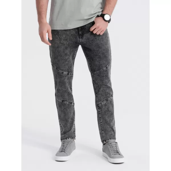  Pánské džíny OMBRE OM-PADP-0109 GREY 