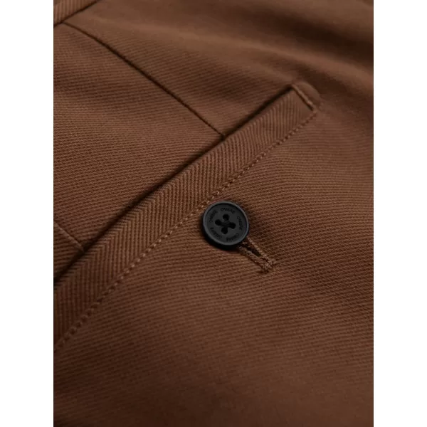  Pánské kalhoty OMBRE OM-PACP-0190 CARAMEL 
