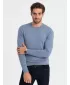 Pánský svetr OMBRE OM-SWBS-0106 LIGHT BLUE