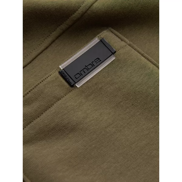  Pánské tepláky OMBRE OM-PABS-0174 OLIVE 