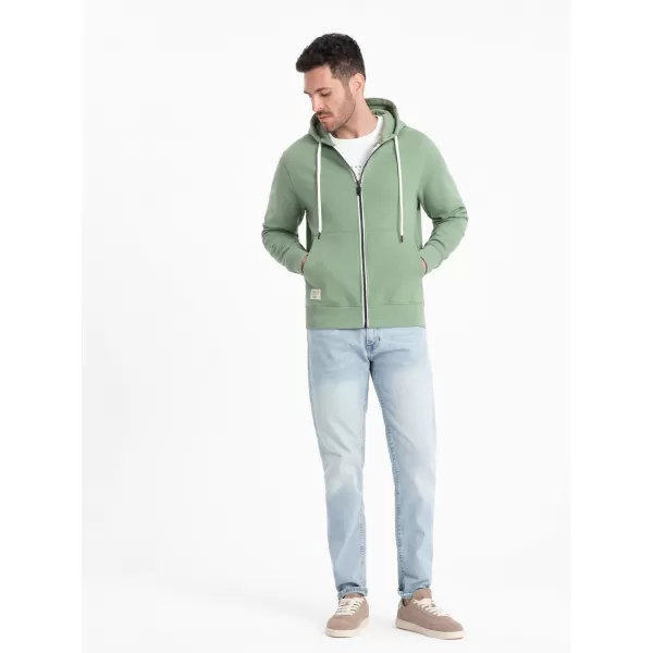  Pánská mikina OMBRE OM-SSBZ-0178 GREEN 