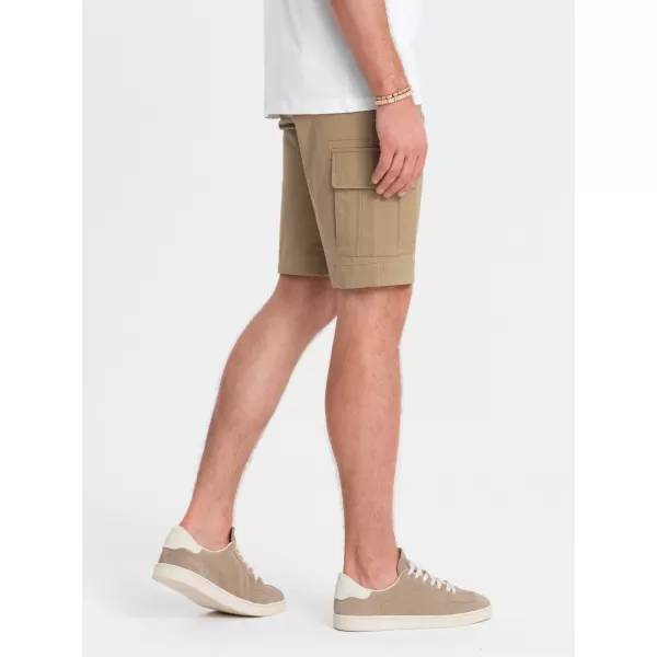  Pánské kraťasy OMBRE OM-SRCG-0133 SAND 