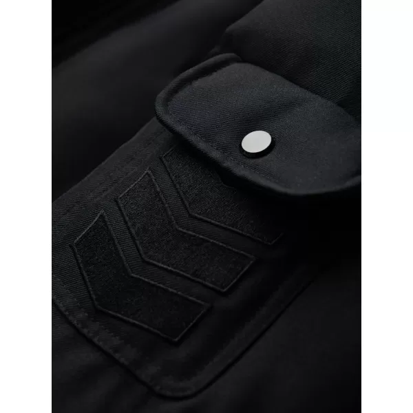  Pánská zimní bunda OMBRE OM-JALJ-0182 BLACK 