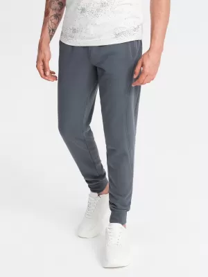 Pánské tepláky OMBRE OM-PABS-0174 GRAPHITE