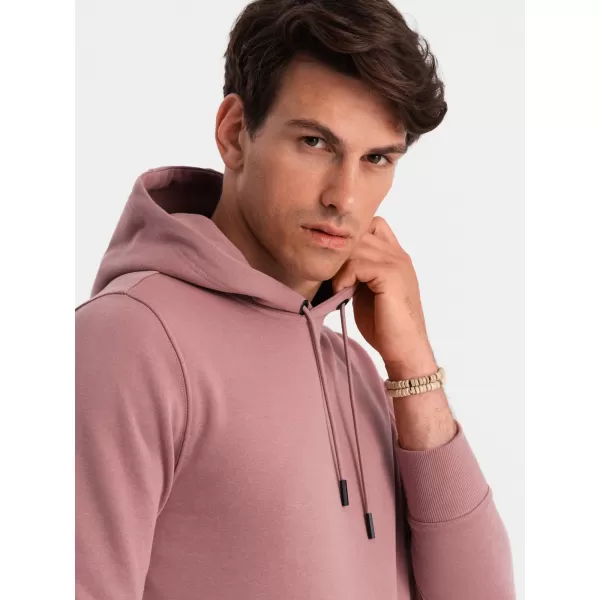  Pánská mikina OMBRE OM-SSBN-0161 DARK PINK 