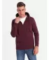 Pánská mikina OMBRE OM-SSBZ-0160 MAROON