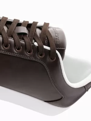 Pánské boty OMBRE OM-FOCS-0165 DARK BROWN