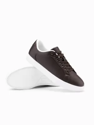 Pánské boty OMBRE OM-FOCS-0165 DARK BROWN