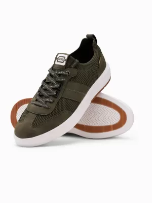 Pánské boty OMBRE OM-FOSL-0154 OLIVE