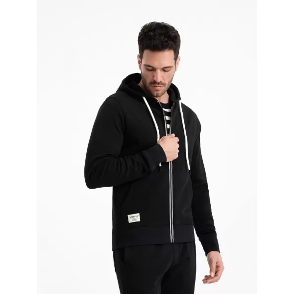  Pánská mikina OMBRE OM-SSBZ-0178 BLACK 