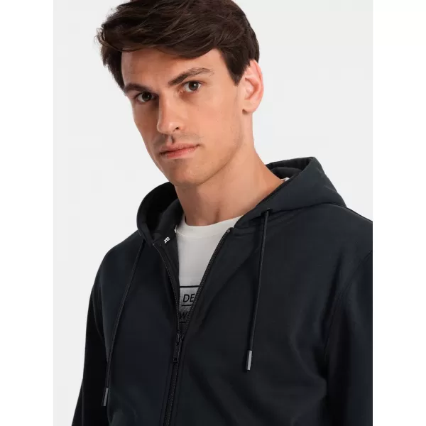  Pánská mikina OMBRE OM-SSBZ-0160 BLACK 