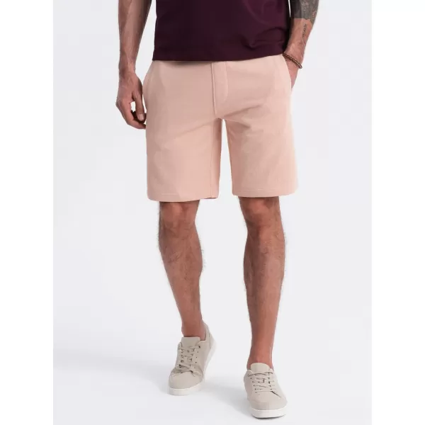  Pánské kraťasy OMBRE OM-SRBS-0139 POWDER PINK 