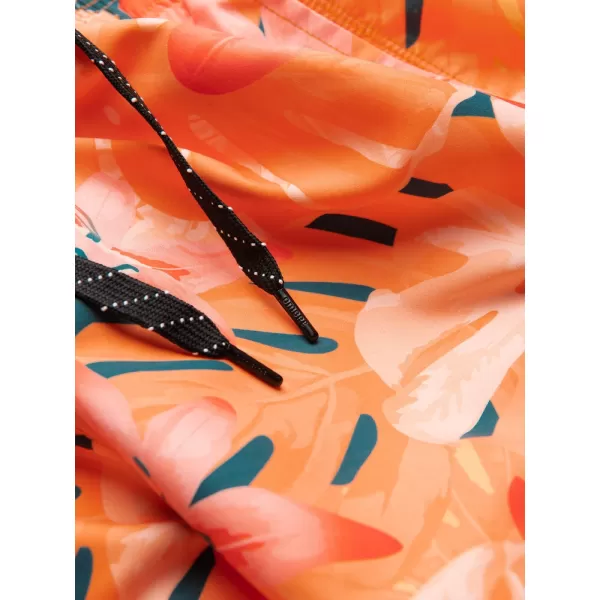  Pánské koupací kraťasy OMBRE OM-SRBS-0140 ORANGE 