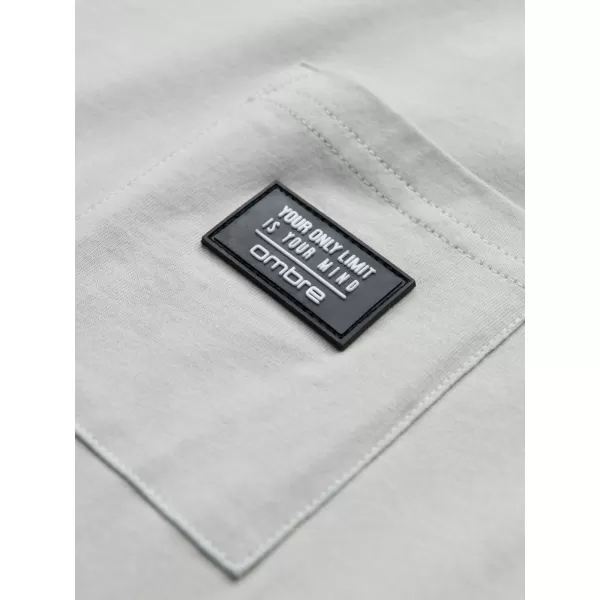  Pánské triko OMBRE OM-TSCT-0109 PALE GREEN 