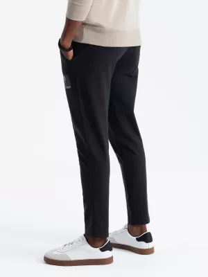 Pánské tepláky OMBRE OM-PASK-0167 BLACK