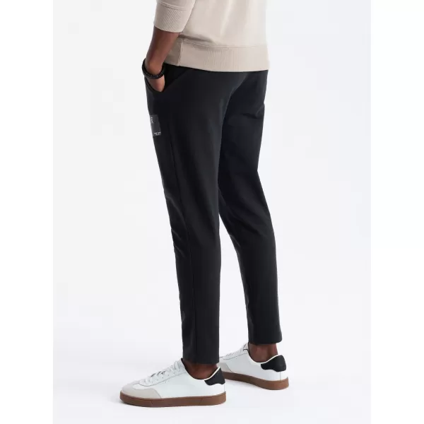  Pánské tepláky OMBRE OM-PASK-0167 BLACK 