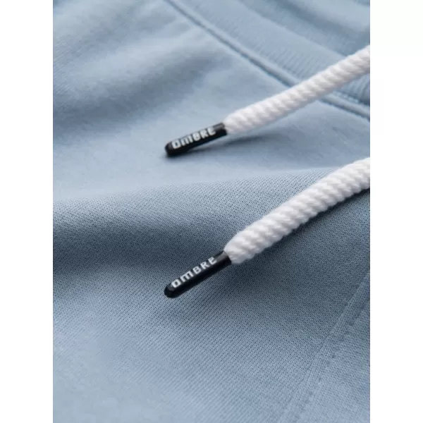  Pánské tepláky OMBRE OM-PABS-0206 LIGHT BLUE 