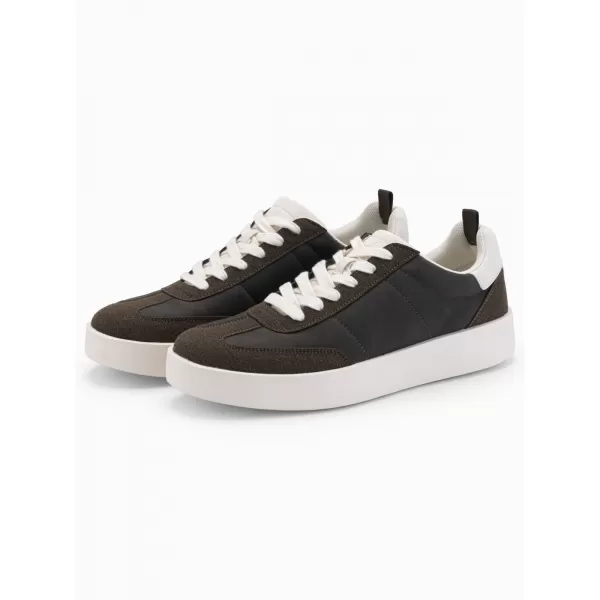  Pánské boty OMBRE OM-FOSL-0170 DARK BROWN 
