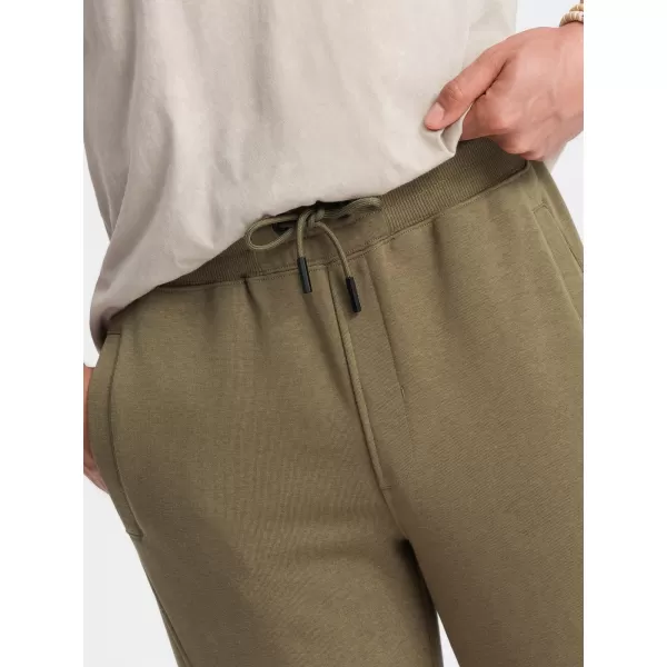  Pánské tepláky OMBRE OM-PABS-0174 OLIVE 