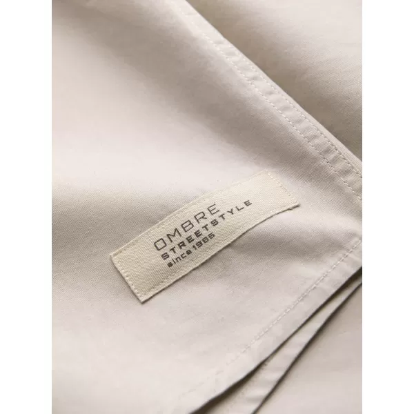  Pánská košile OMBRE OM-SHSS-0168 CREAM 