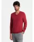 Pánský svetr OMBRE OM-SWBS-0107 RED