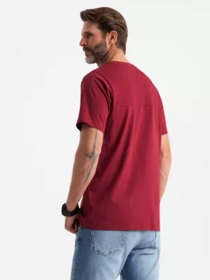 Pánské triko OMBRE OM-TSCT-0171 RED