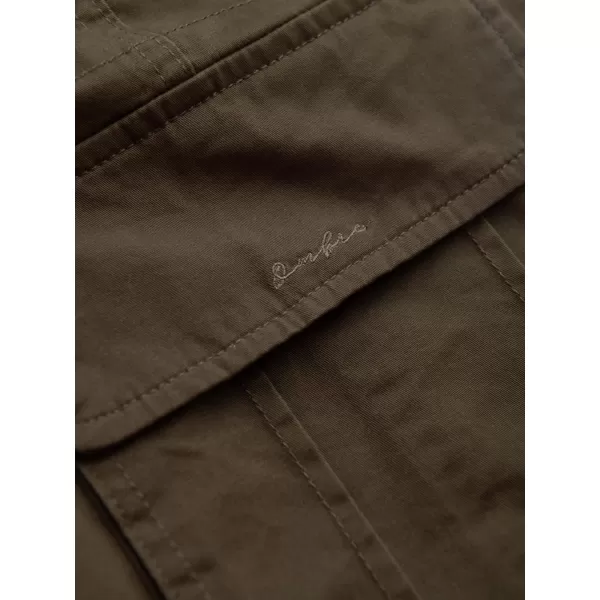  Pánské kraťasy OMBRE OM-SRCG-0133 DARK OLIVE 