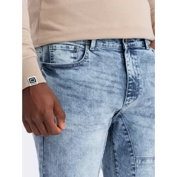  Pánské džíny OMBRE OM-PADP-0161 BLUE 