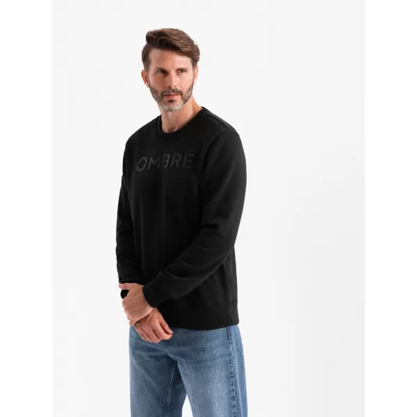  Pánská mikina OMBRE OM-SSPS-0181 BLACK 