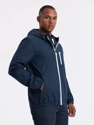 Pánská bunda OMBRE OM-JANP-0136 NAVY BLUE
