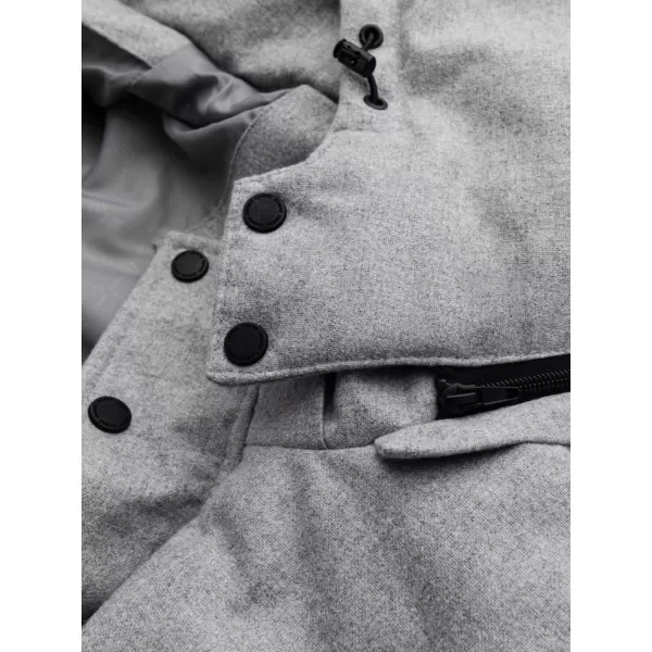  Pánská bunda OMBRE OM-JAHP-0203 GREY MELANGE 