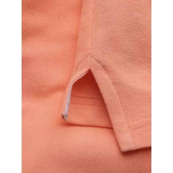  Pánské triko s límečkem OMBRE OM-POBS-0100 PEACH 