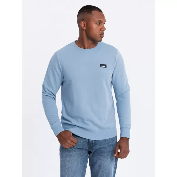  Pánská mikina OMBRE OM-SSNZ-0136 BLUE 
