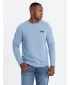 Pánská mikina OMBRE OM-SSNZ-0136 BLUE