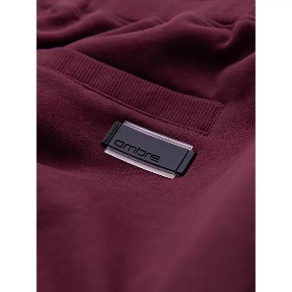  Pánské kraťasy OMBRE OM-SRBS-0149 MAROON 