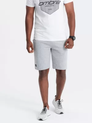 Pánské kraťasy OMBRE OM-SRSK-0150 GRAY