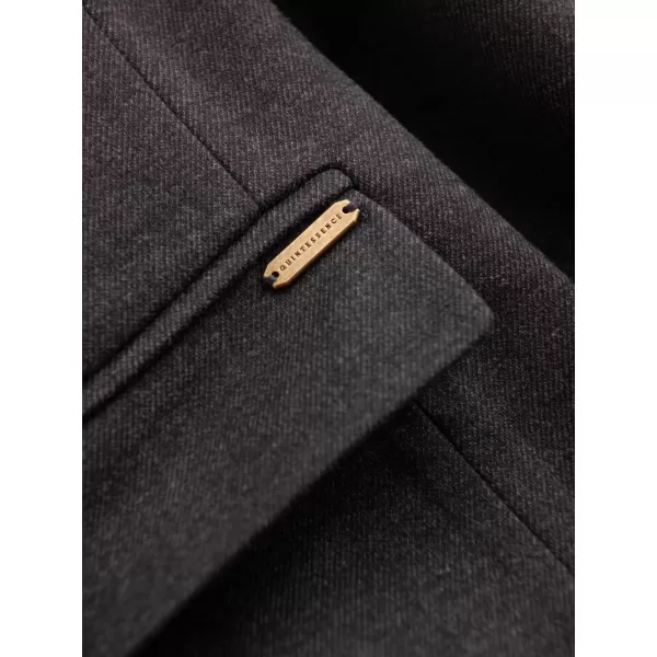  Pánské sako OMBRE OM-BLZB-0131 BLACK MELANGE 