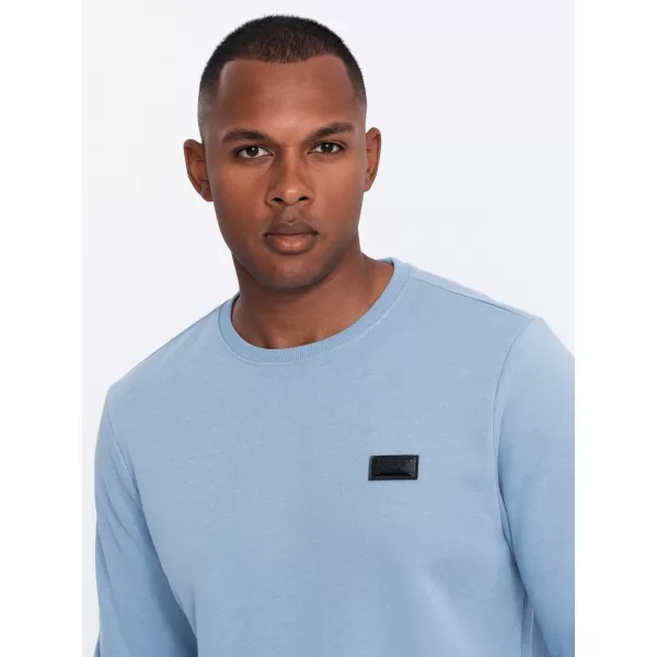  Pánská mikina OMBRE OM-SSNZ-0136 BLUE 