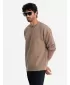 Pánská mikina OMBRE OM-SSNZ-0164 BROWN
