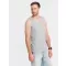 Pánské tílko OMBRE OM-TSTT-0191 GREY MELANGE