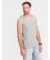 Pánské tílko OMBRE OM-TSTT-0191 GREY MELANGE
