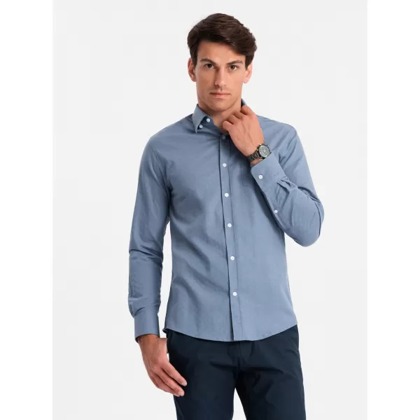  Pánská košile OMBRE OM-SHCS-0174 BLUE 