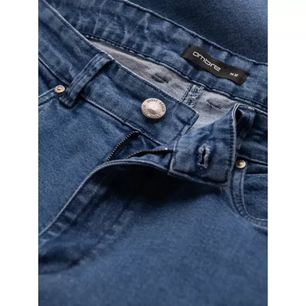  Pánské džíny OMBRE OM-PADP-0163 BLUE 