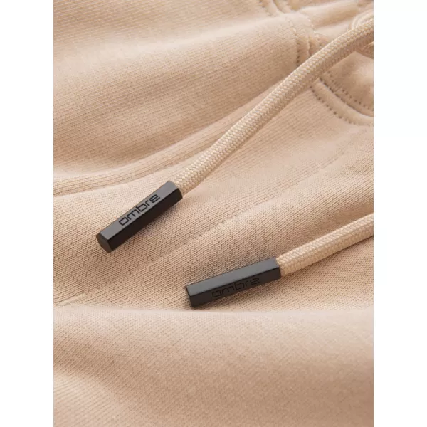  Pánské tepláky OMBRE OM-PABS-0174 BEIGE 