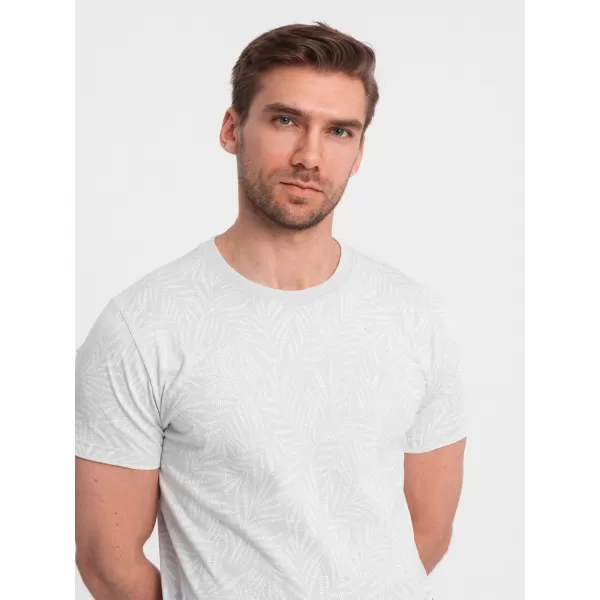  Pánské triko OMBRE OM-TSFP-0182 GREY 